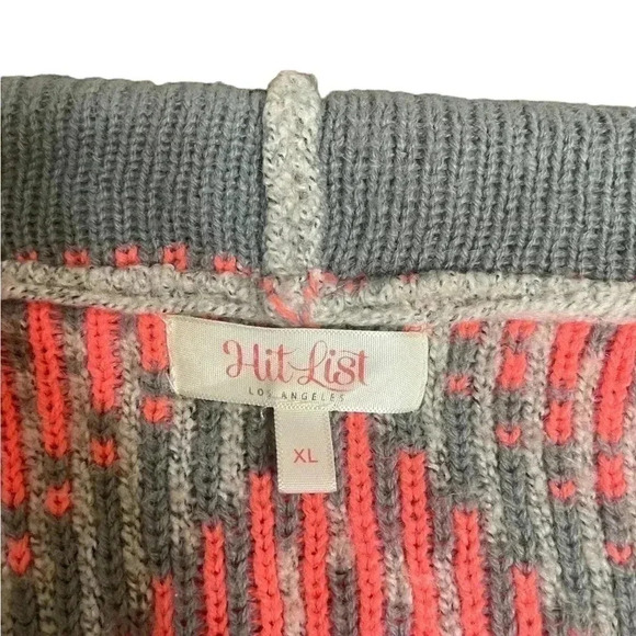 Hit List Los Angeles Western Tribal Aztec Open Cardigan Sweater Women’s Size XL - Picture 5 of 11